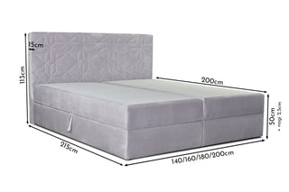 Marina boxspring sprężyny kieszeniowe